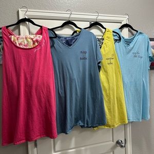 FOUR pairs of Lane Bryant pajamas in size 26/28